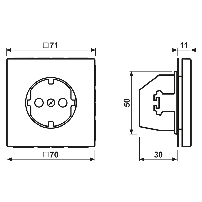 SCHUKO Steckdose LC 1520 N 223