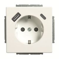 SCHUKO-/USB-A+C Steckdose 20 EUCB2USBAC-44M