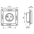 Steckd NEMA20 A125 A 521-20 SWM