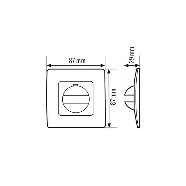 Abdeckung anth IP20 COVER IP20 AN