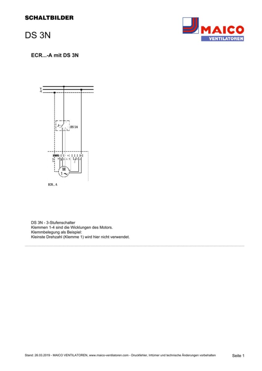 Drehschalter DS 3N