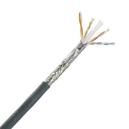 Datenkabel Kat.6 PE grau PSFL6004DGKD-EcaT500