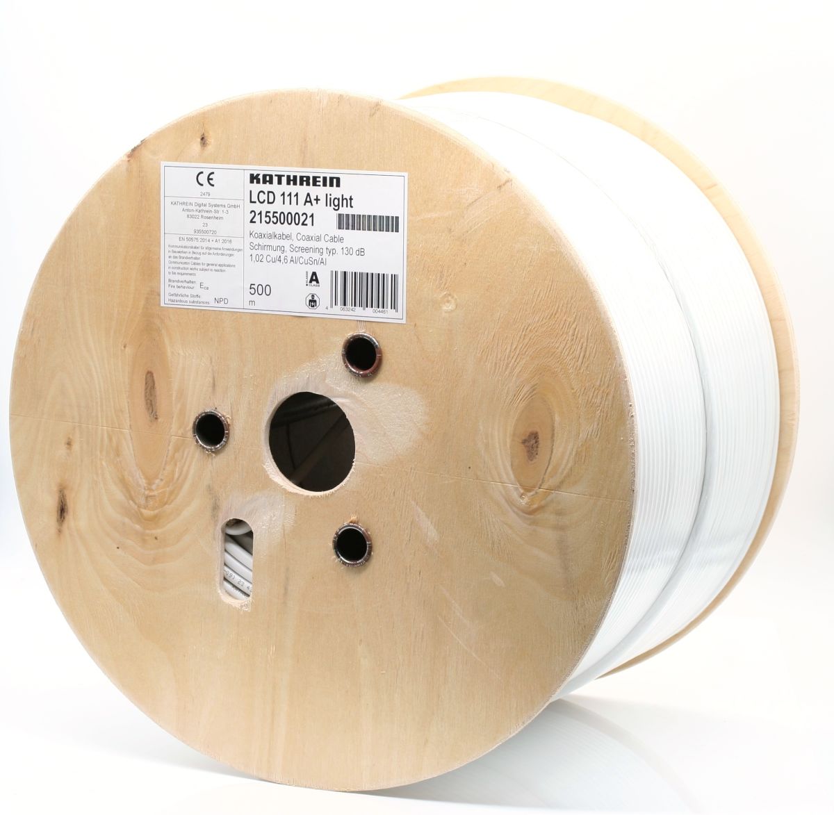 Koaxialkabel LCD111 A+ light 500m