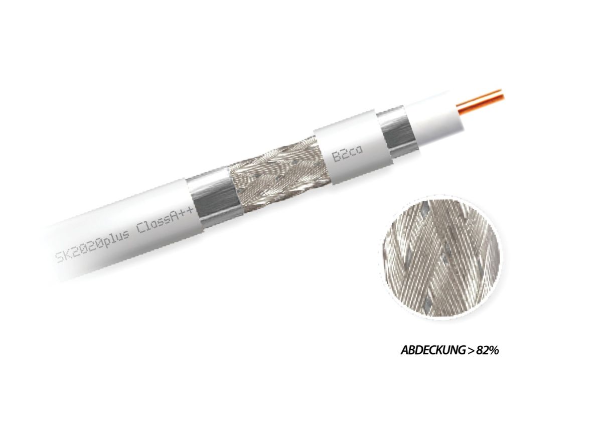 Hochgeflechts-Koaxkabel SK2020/250plus SP250