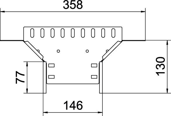 Anbau-Abzweigstück RAA 115 FT