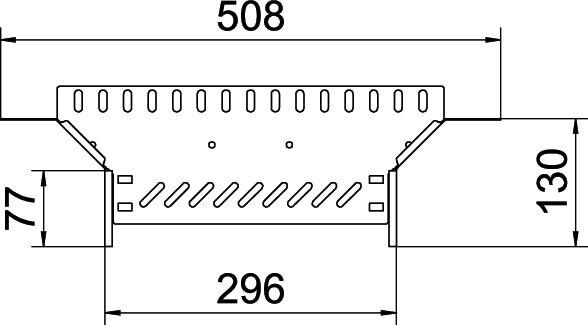 Anbau-Abzweigstück RAA 130 FT