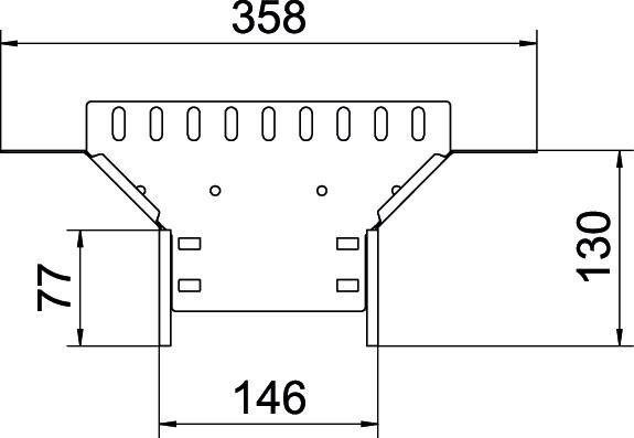 Anbau-Abzweigstück RAA 615 FS