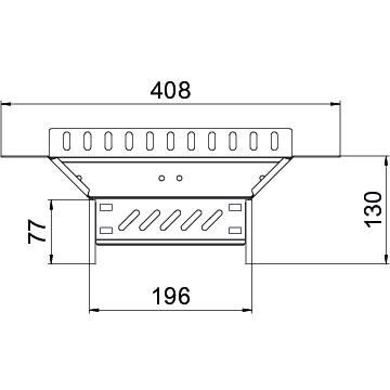 Anbau-Abzweigstück RAA 620 FSK SW