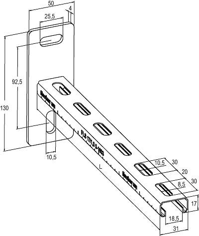 Auslegerkonsole ALK 17-300