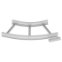 Flachbogen 45 Grad 67617-44