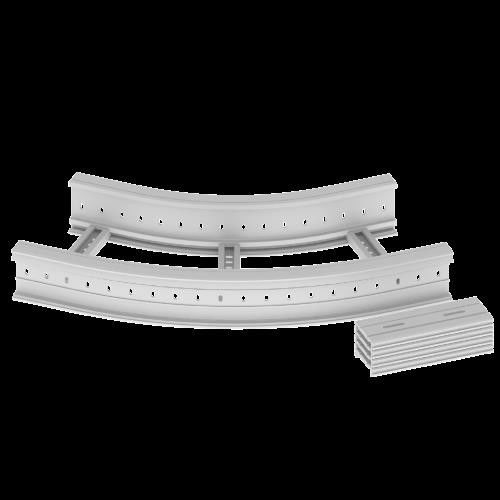 Flachbogen 45 Grad 67437-04