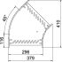 Bogen 45 Grad RB 45 130 FS
