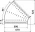Bogen 45 Grad RB 45 160 FT