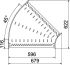 Bogen 45 Grad RB 45 660 FT