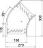 Bogen 45 Grad RB 45 820 FS