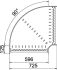 Bogen 90 Grad RB 90 160 A2