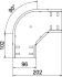 Bogen 90 Grad RB 90 310 FT