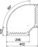 Bogen 90 Grad RB 90 330 FT