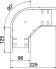 Bogen 90 Grad RB 90 610 FT