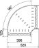 Bogen 90 Grad RB 90 640 A4