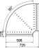 Bogen 90 Grad RB 90 660 A4