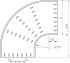 Bogen 90 horizontal, rund 7127413