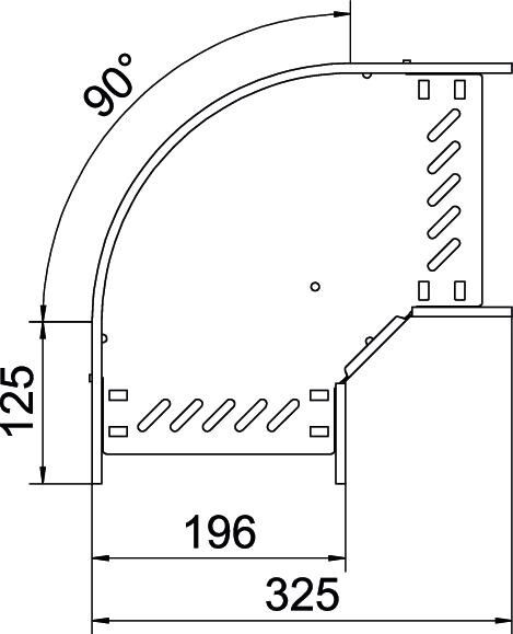 Bogen 90 Grad RB 90 620 A2