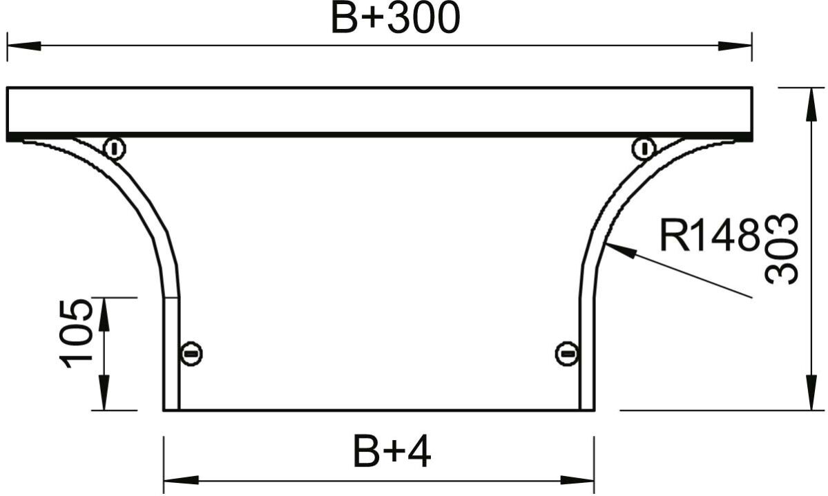 Deckel f. Abzweigstück DFAA 600 A2