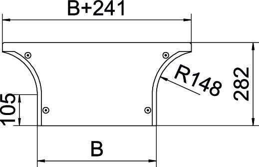 Deckel f. Abzweigstück DFAA 600 A2