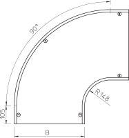 Deckel f.Bogen DFB 90 500 FS