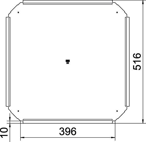 Deckel für Kreuzung RKD 400 FS