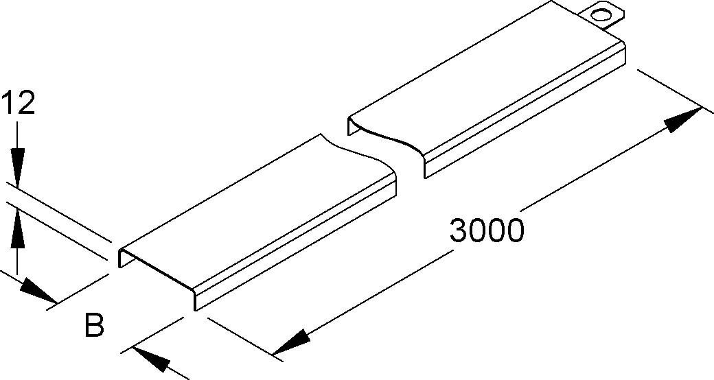 Kabelrinnendeckel RD 75 F