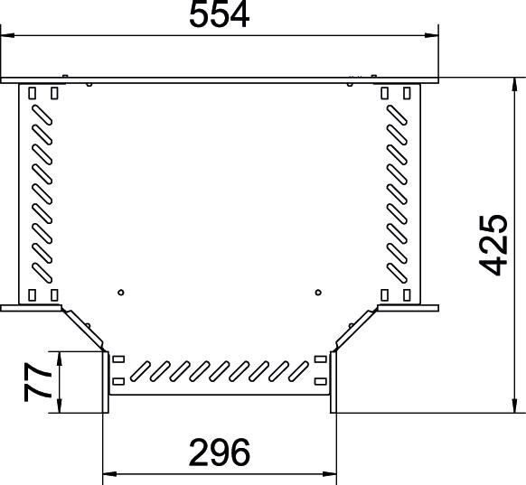 T-Stück für Kabelrinne RT 130 A2