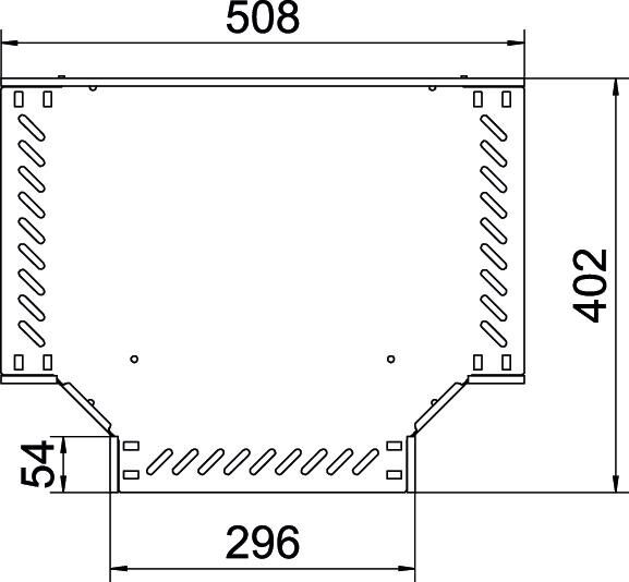 T-Stück für Kabelrinne RT 330 FS