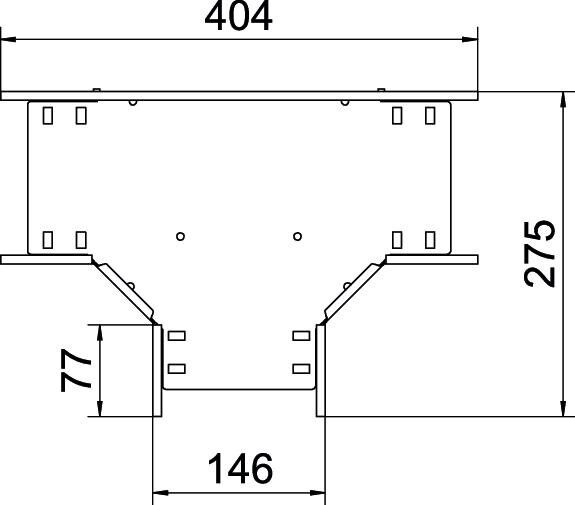 T-Stück für Kabelrinne RT 615 FS