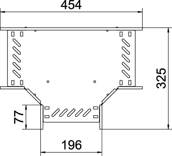 T-Stück für Kabelrinne RT 620 A4