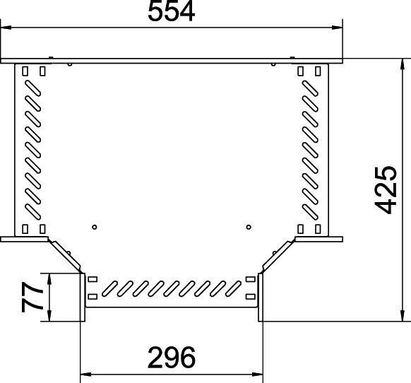 T-Stück für Kabelrinne RT 630 A2