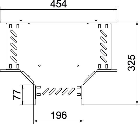 T-Stück für Kabelrinne RT 820 FT