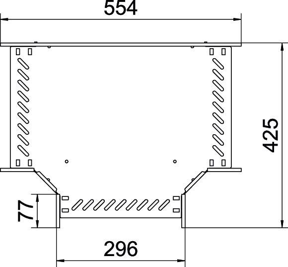 T-Stück für Kabelrinne RT 830 FT