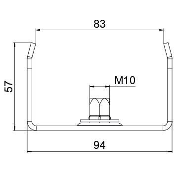 Mittenabhängung MAH 60 100 FSKSW