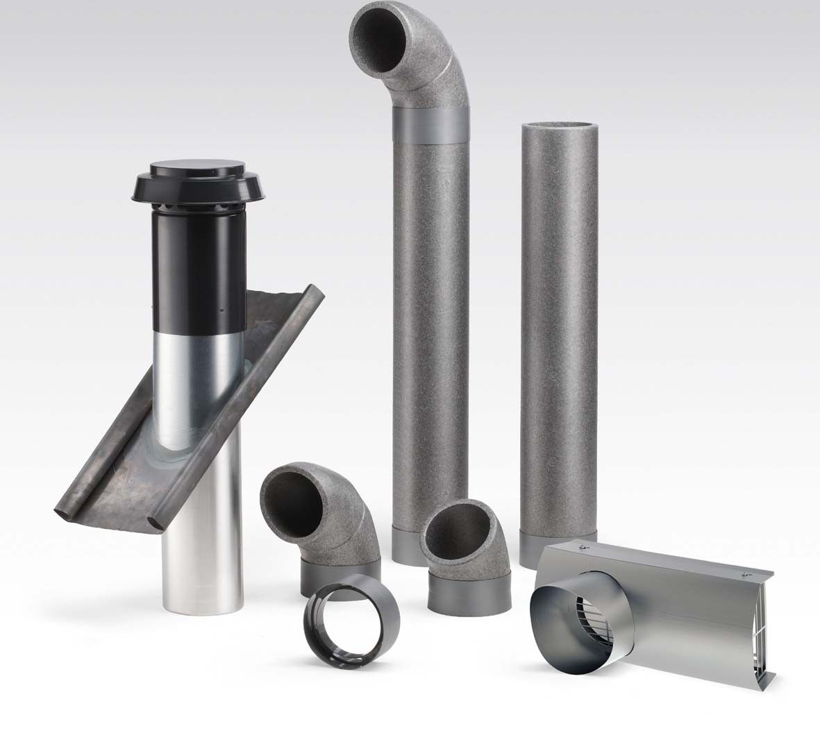 Isoliertes Rohrsystem IP 125/2000 (2m)