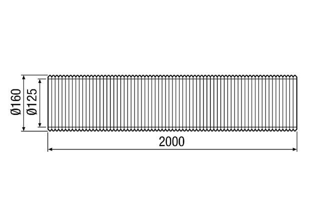 Lüftungsrohr MT-R125