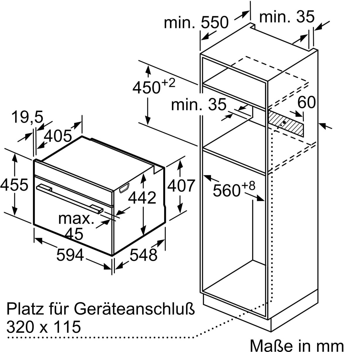 Kompaktdampfgarer CD714GXB1