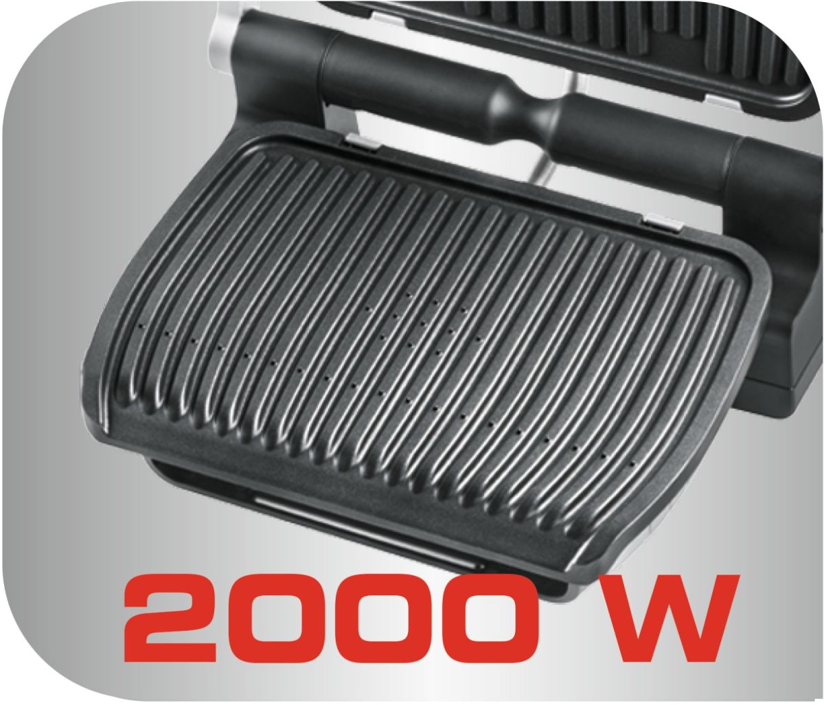 Kontakt-Grill GC707D eds/sw