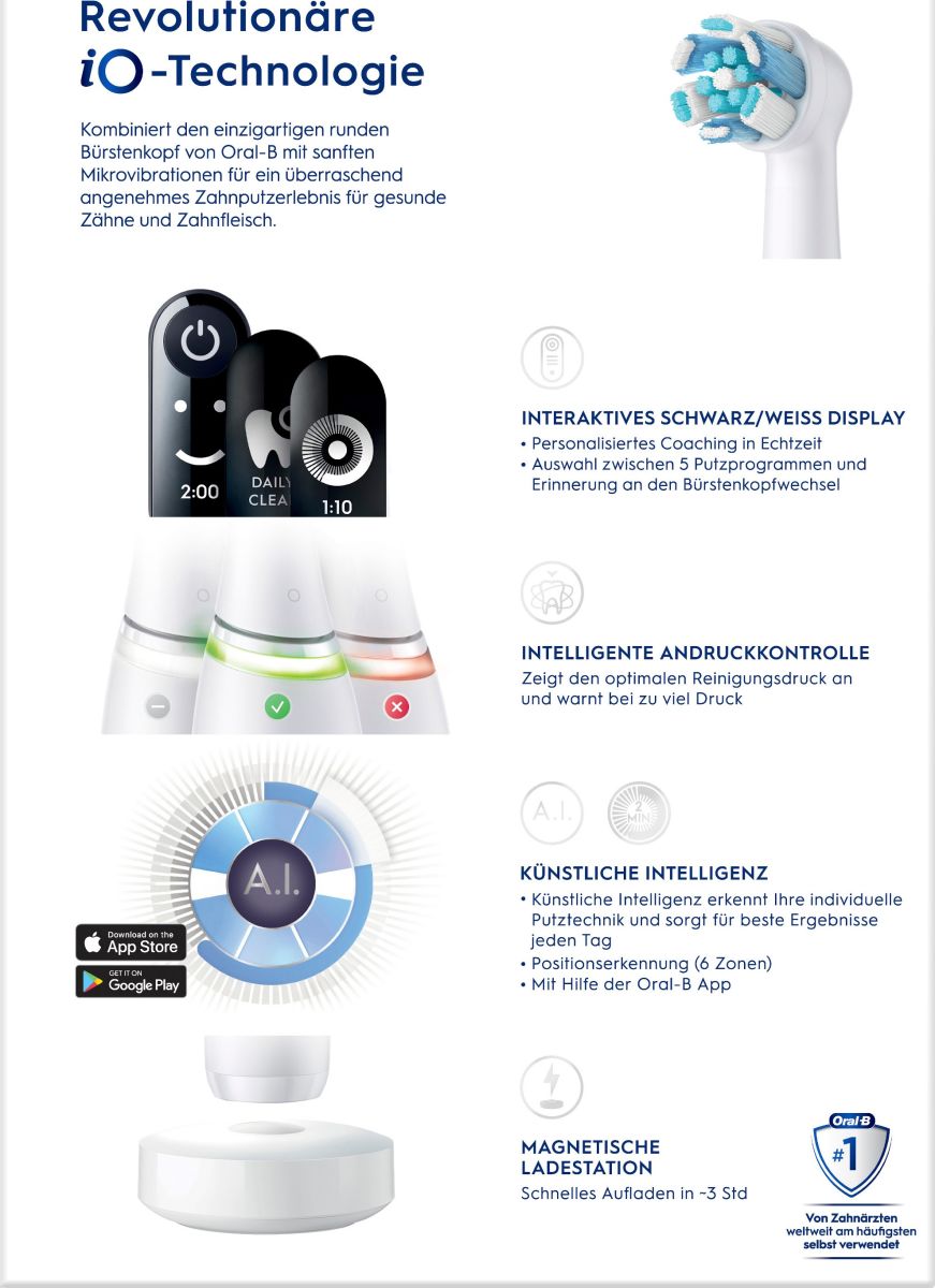 Oral-B Zahnbürste iO Series 7N Alabast