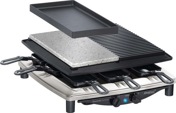 Gourmet-Raclette RC 4 plus deluxe chr