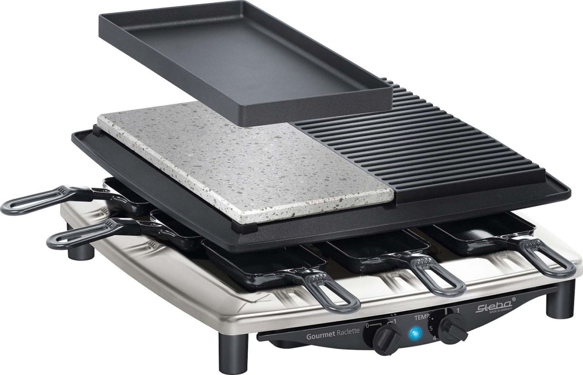 Gourmet-Raclette RC 4 plus deluxe chr