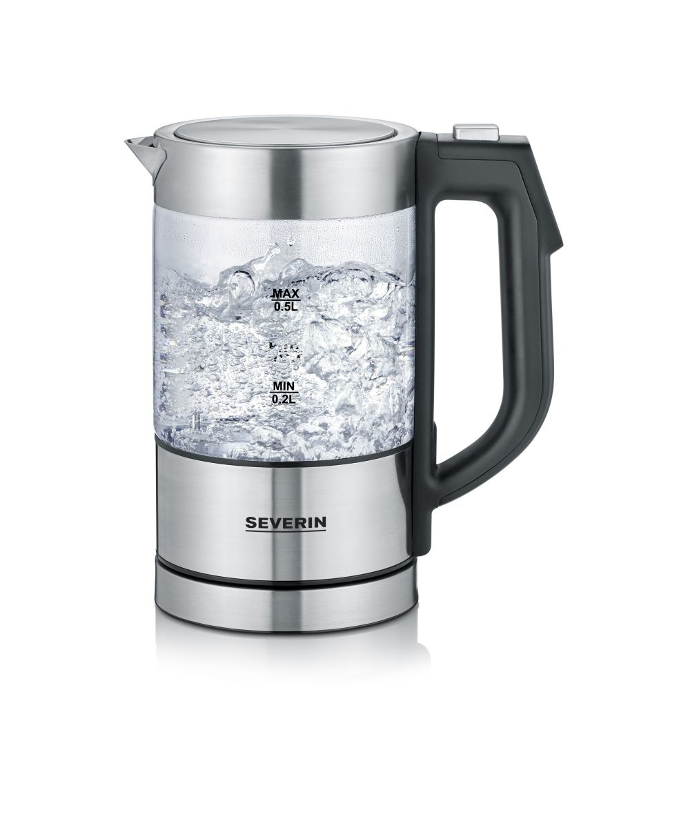 Glas-Wasserkocher WK 3458eds-geb/sw