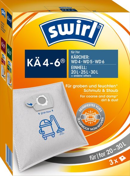 Staubbeutel Nass/Trocken KÄ 4-6 (VE3)
