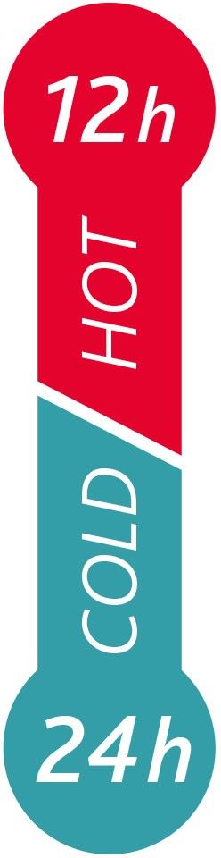 Trinkflasche BLUDROP basic coral